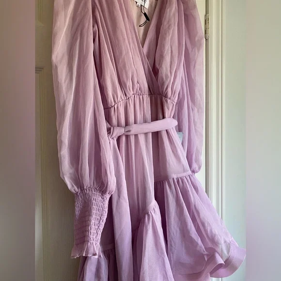 Elliatt Lavender High-Low Ruffle Dress - Picture 6 of 8